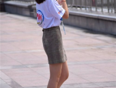 公安局小姐姐网红街拍,演绎警花风采